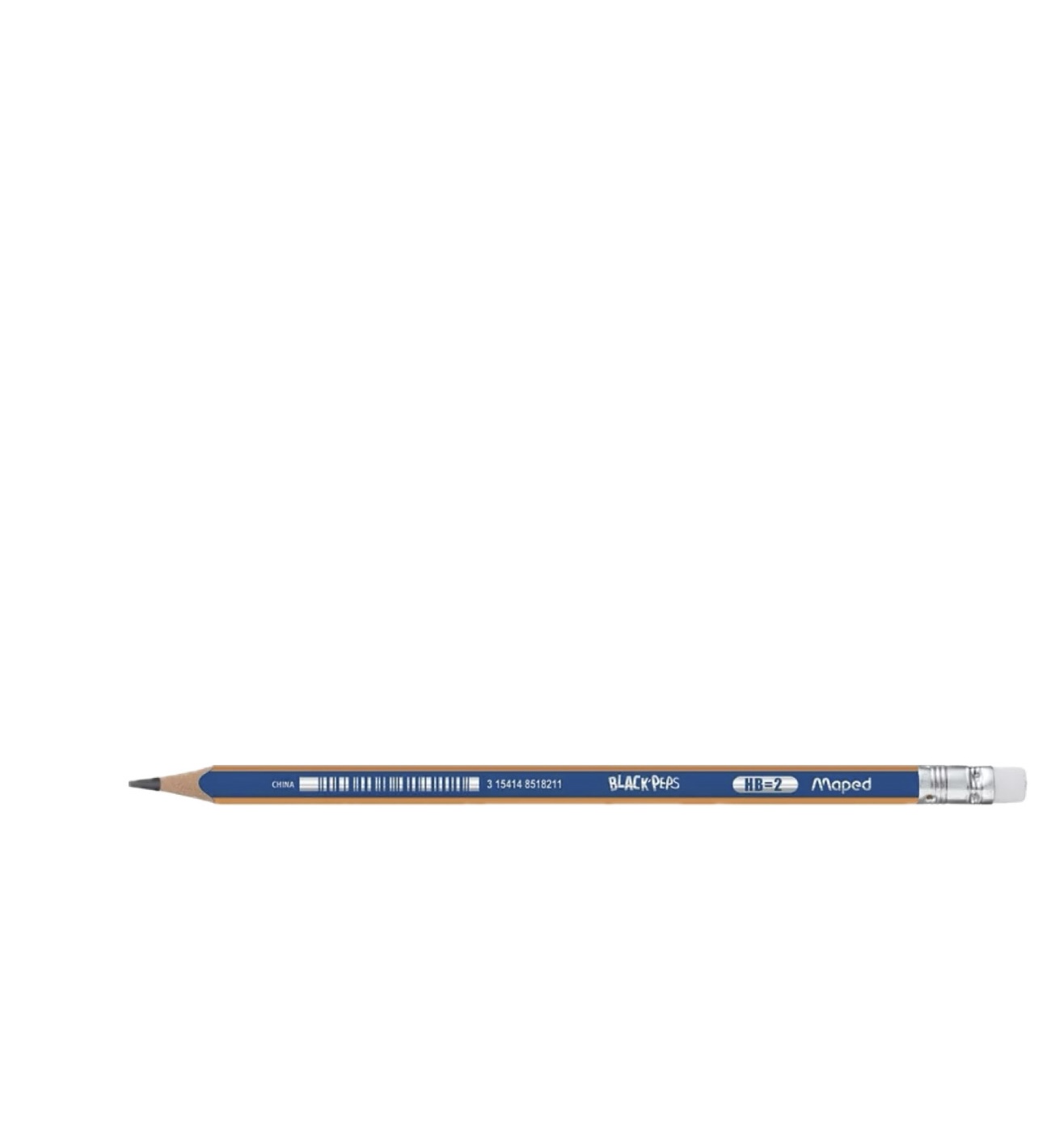 672310A9-9EDE-4CA2-B340-C327D5278086 Olovka grafitna Maped sa gumicom Navy HB - Slika 1
