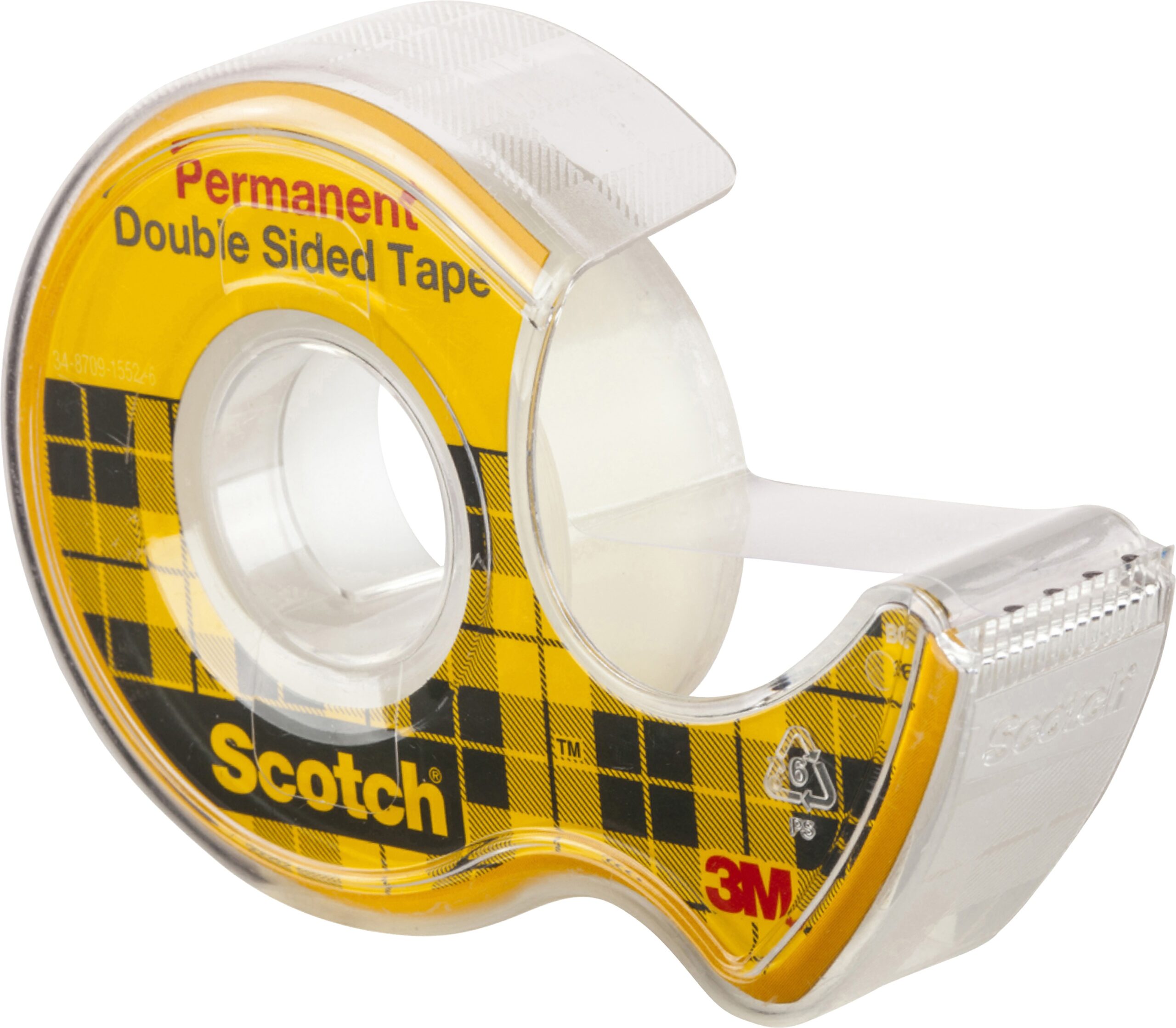 img31309-scaled-1.jpg Lepljiva traka obostrana Scotch 665 na stalku, 12mm x 6,3m; 136D - Slika 1