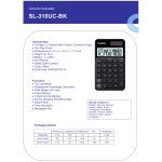 KALKULATOR CASIO SL310 UC CRNI - Slika 2