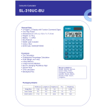 KALKULATOR CASIO SL310 UC PLAVI - Slika 2