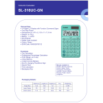 KALKULATOR CASIO SL310 UC ZELENI - Slika 2