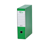 Registrator A4 plastificirani 8cm sa kutijom i šinom zeleni