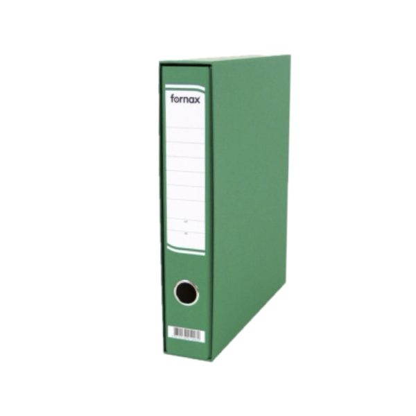 Registrator A4 kartonski Fornax 5cm sa kutijom zeleni