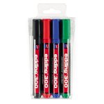 Marker permanent E-300 1,5-3mm, zaobljeni, set 1/4