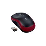 Bežični miš Logitech M185 1000dpi, crveni - optički - Slika 2