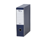 Registrator A4 plastificirani 8cm sa kutijom i šinom teget