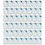 Nalepnice A4 70x32 100/1