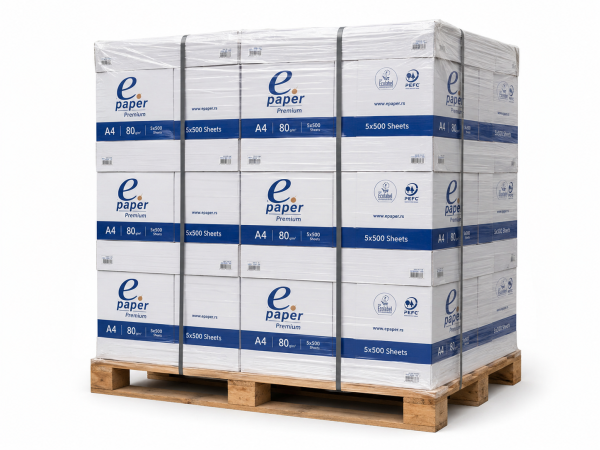 Fotokopir papir E-Paper Premium A4 80g 300 riseva